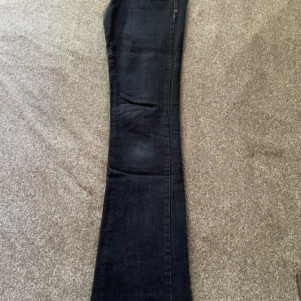 Vintage  Y2K Abercrombie & Fitch Dark Blue Flare Jeans The Boot Cut 2R 26/33